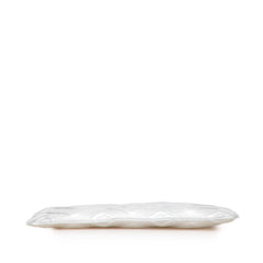 Medium Metallic Chevron Calfskin O Case Clutch