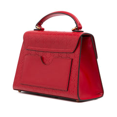 Small Guccissima Padlock Satchel