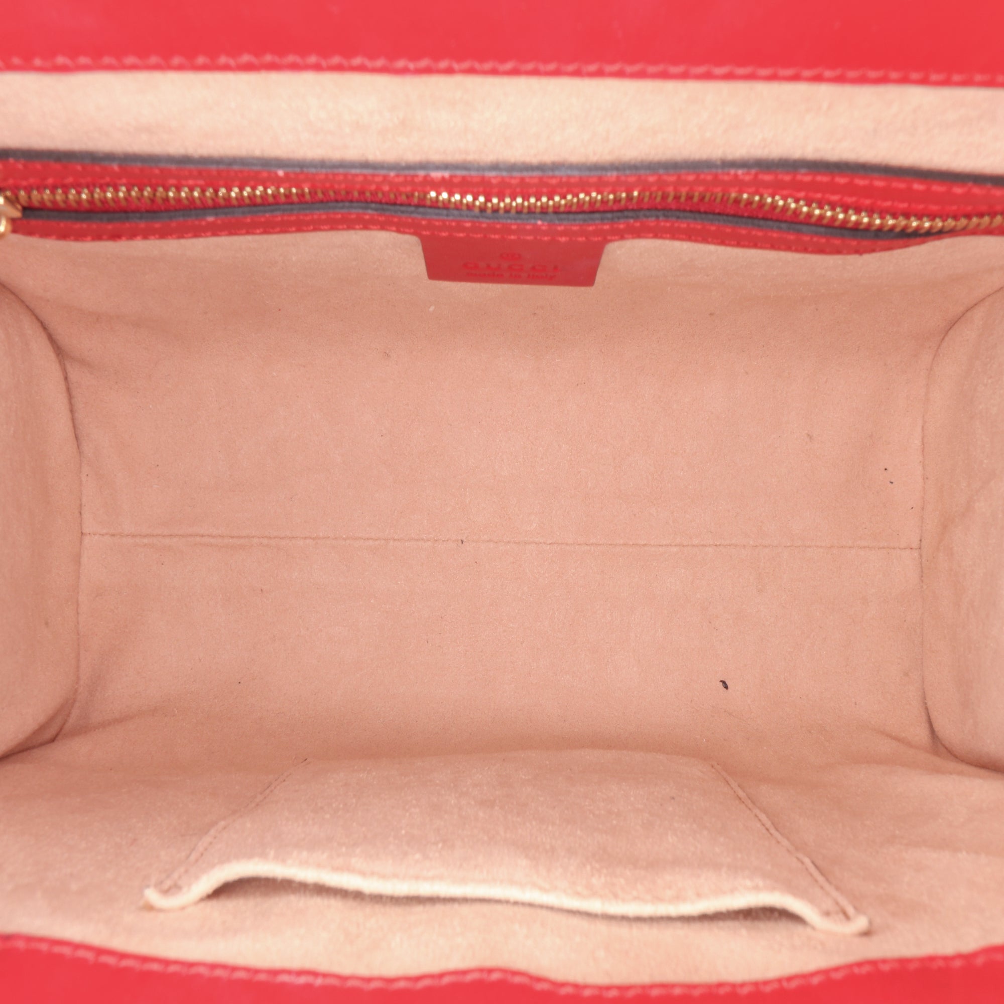 Small Guccissima Padlock Satchel