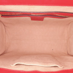 Small Guccissima Padlock Satchel