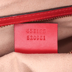 Small Guccissima Padlock Satchel