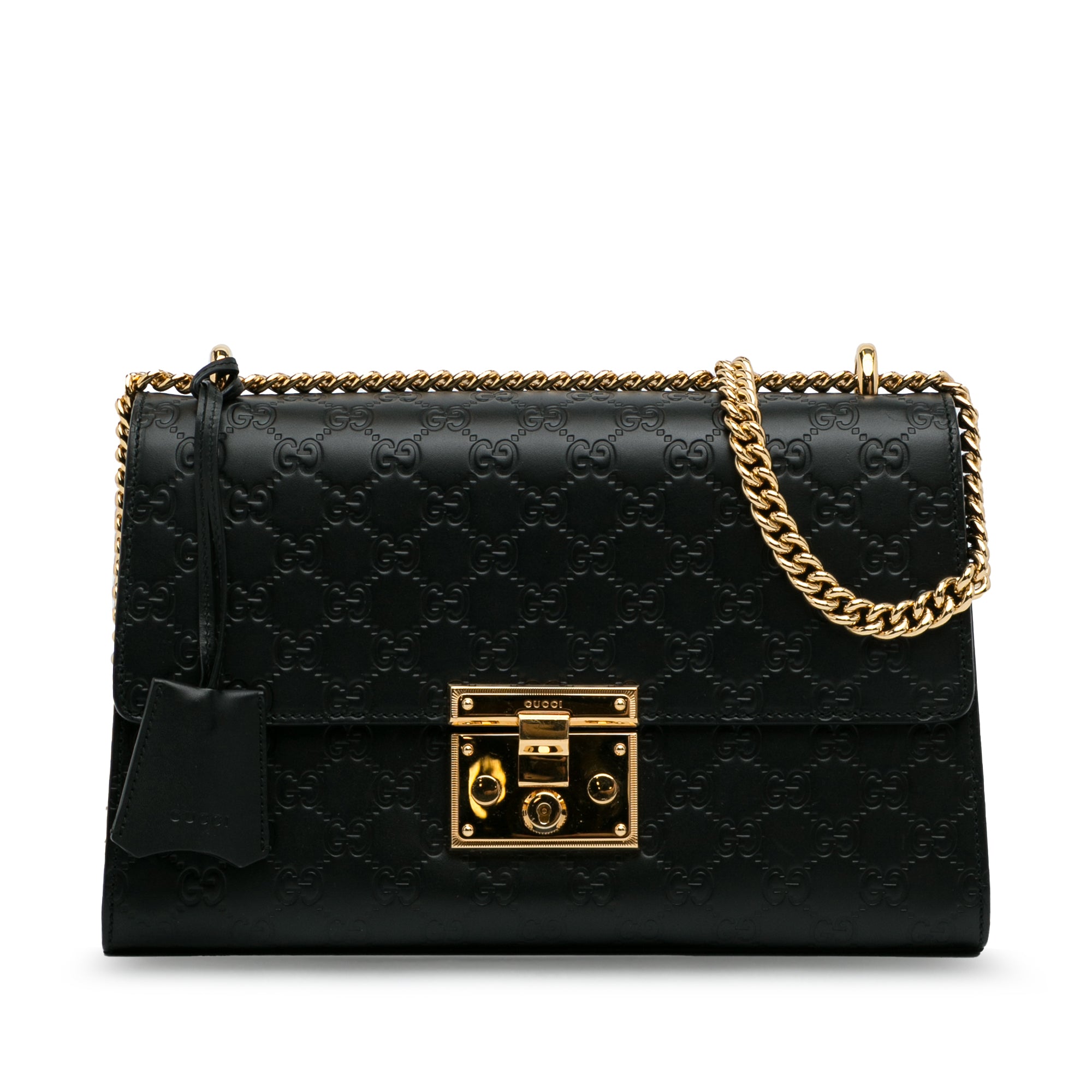 Medium Guccissima Padlock Shoulder Bag_0