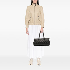 Quilted Lambskin Hidden Chain Bowler Bag