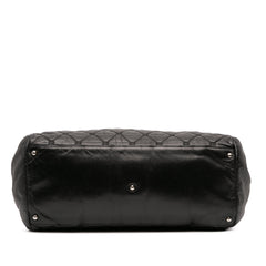 Quilted Lambskin Hidden Chain Bowler Bag