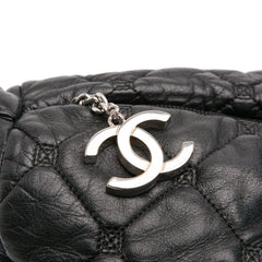 Quilted Lambskin Hidden Chain Bowler Bag