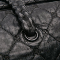 Quilted Lambskin Hidden Chain Bowler Bag