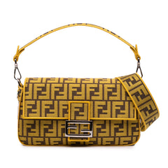 FRGMT x Zucca Embroidered Canvas Baguette Satchel