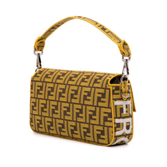 FRGMT x Zucca Embroidered Canvas Baguette Satchel