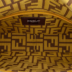 FRGMT x Zucca Embroidered Canvas Baguette Satchel