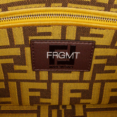FRGMT x Zucca Embroidered Canvas Baguette Satchel