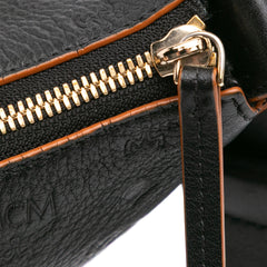 Visetos Embossed Leather Klara Shoulder Bag