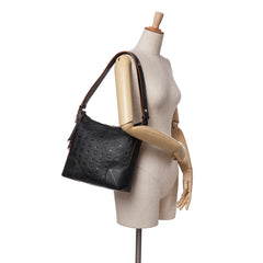 Visetos Embossed Leather Klara Shoulder Bag