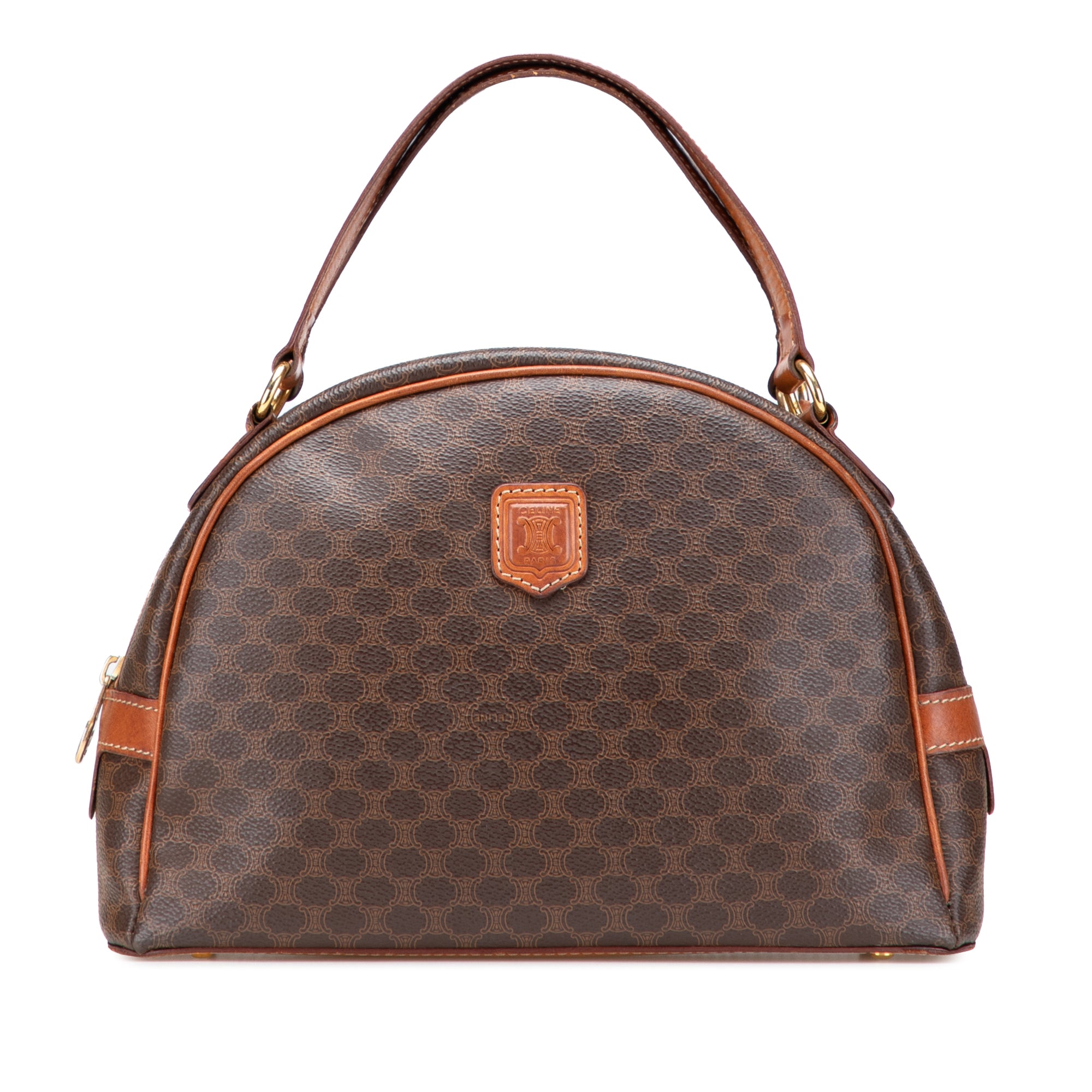 Macadam Coated Canvas Handbag