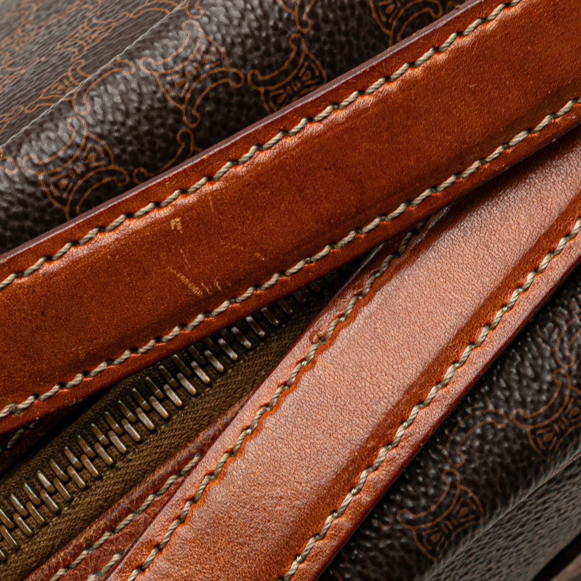 Macadam Coated Canvas Handbag