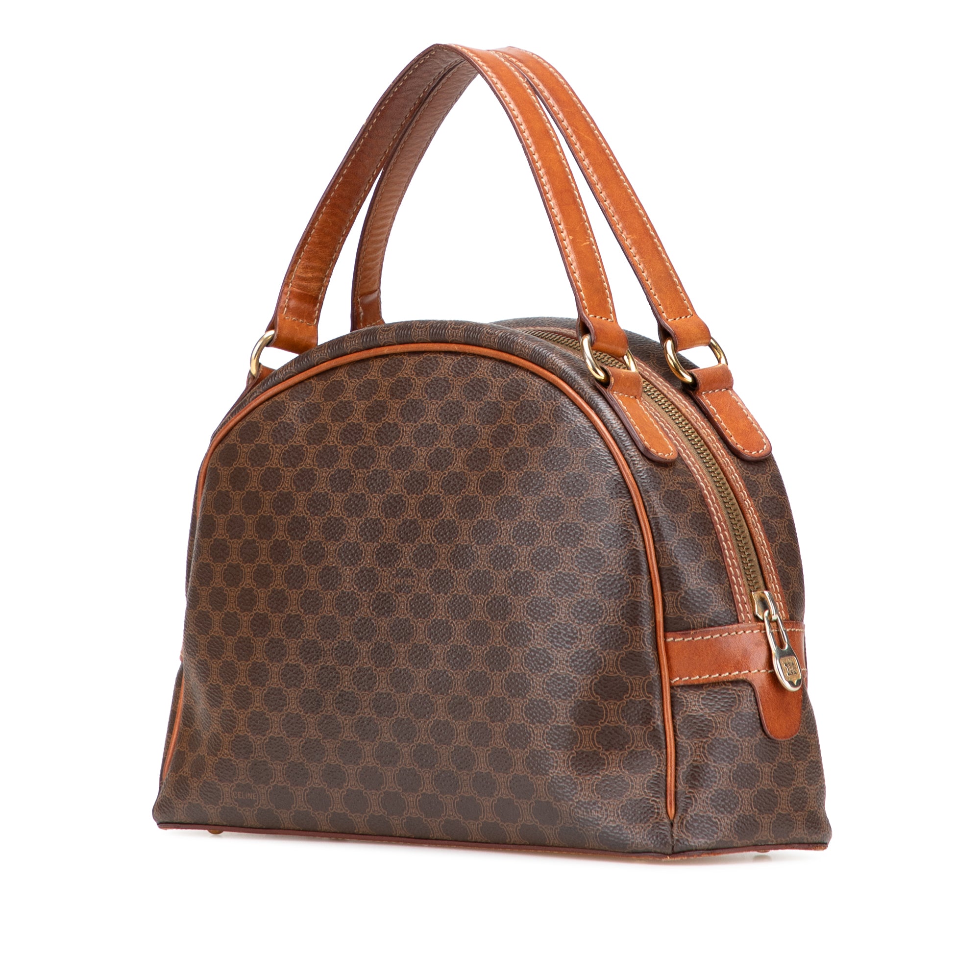 Macadam Coated Canvas Handbag