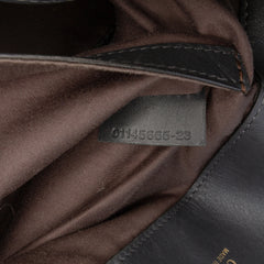 Small Bicolor Leather Baylee Satchel