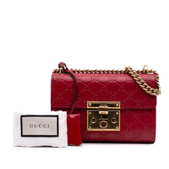 Small Guccissima Padlock Crossbody