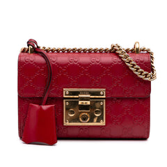 Small Guccissima Padlock Crossbody