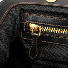 Velvet Logo Frame Shoulder Bag