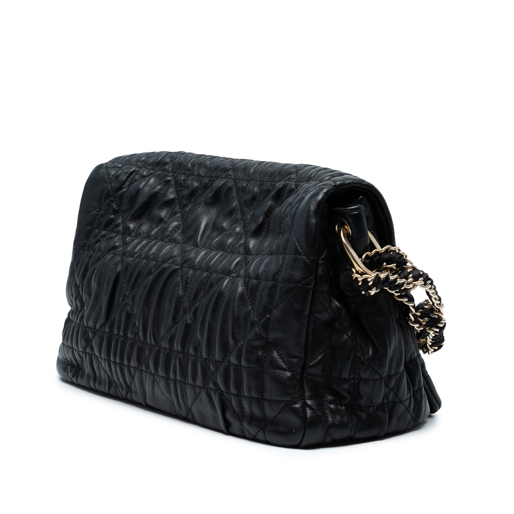 Lambskin Cannage Gaufre Delices Flap