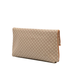 Macadam Coated Canvas Clutch