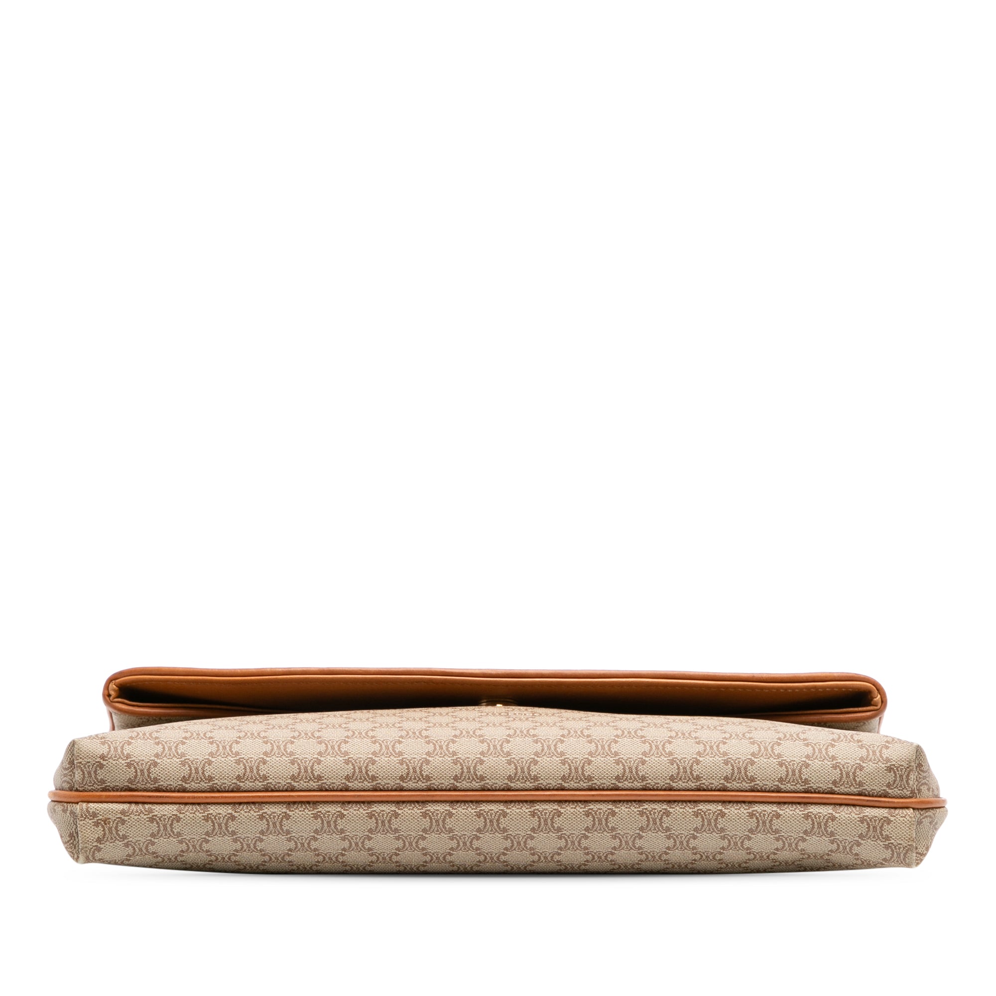 Macadam Coated Canvas Clutch
