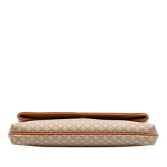 Macadam Coated Canvas Clutch