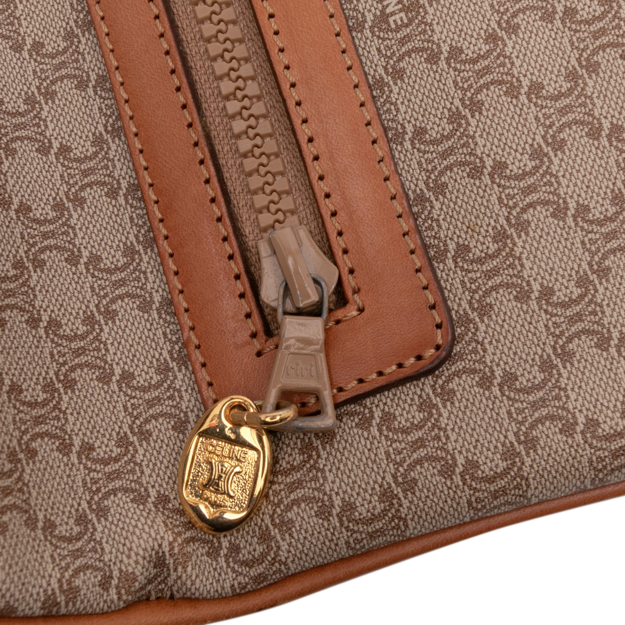 Macadam Coated Canvas Clutch