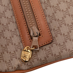 Macadam Coated Canvas Clutch