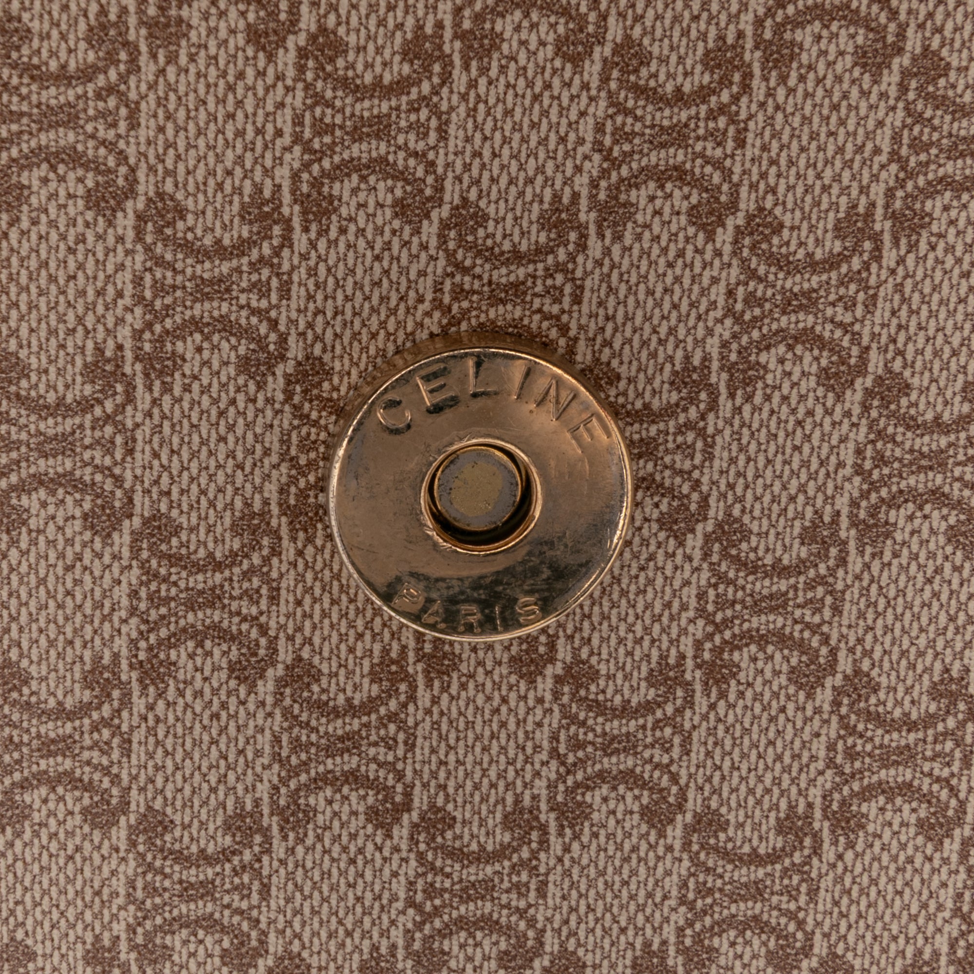 Macadam Coated Canvas Clutch
