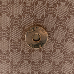 Macadam Coated Canvas Clutch