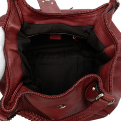 Leather Marrakech Hobo Bag