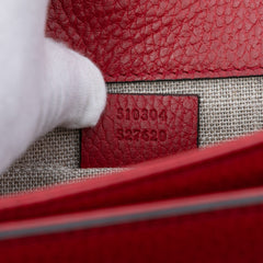 Small Dollar Calfskin Interlocking G Crossbody