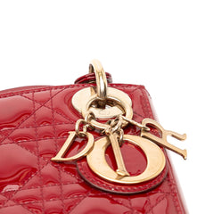 Mini Patent Cannage Lady Dior