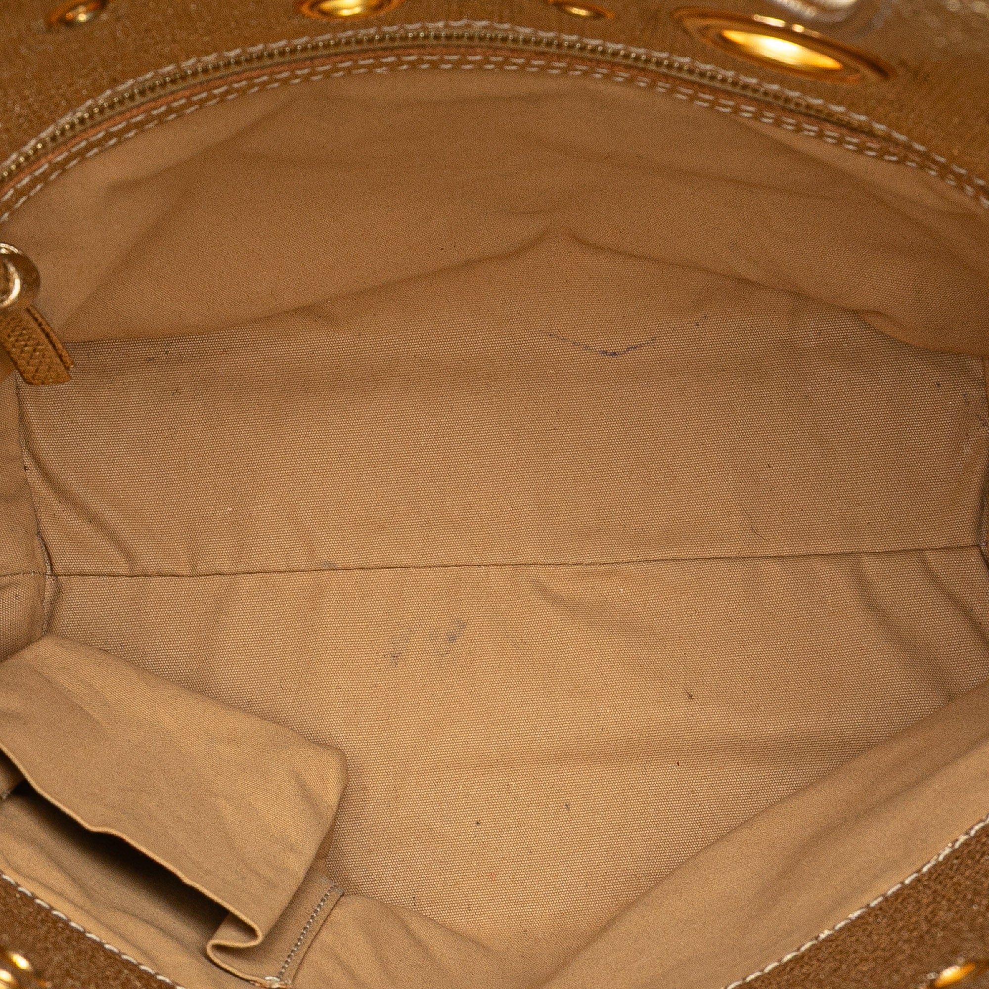 Calfskin Intrecciato Grommet Handbag