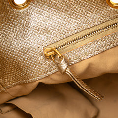 Calfskin Intrecciato Grommet Handbag