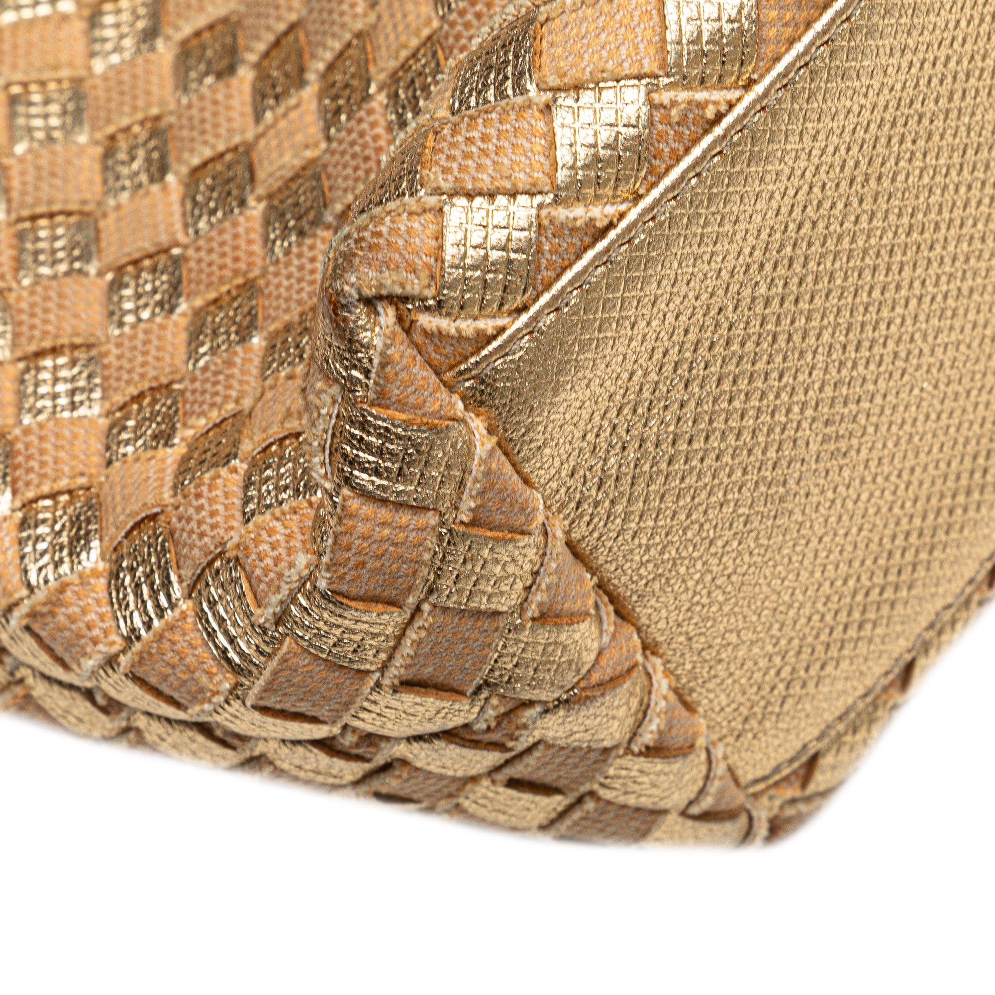 Calfskin Intrecciato Grommet Handbag
