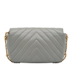 Mini Rectangular Chevron Lambskin Chain Around Flap_3