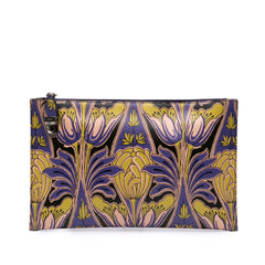 Saffiano Stampa Floral Clutch