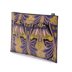 Saffiano Stampa Floral Clutch