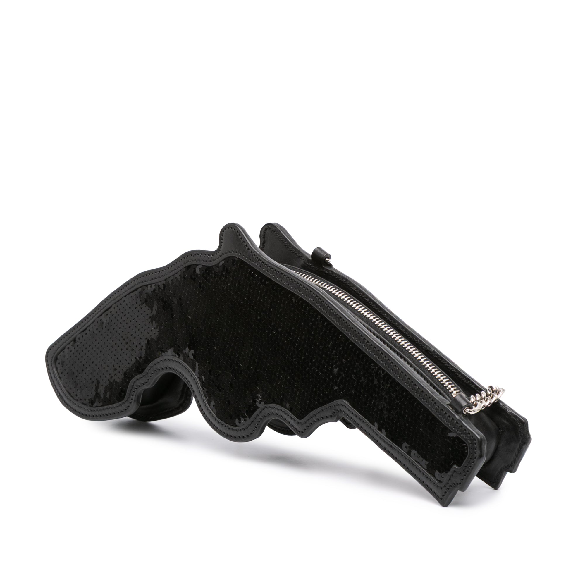 Sequined Bo Gun Chain Crossbody