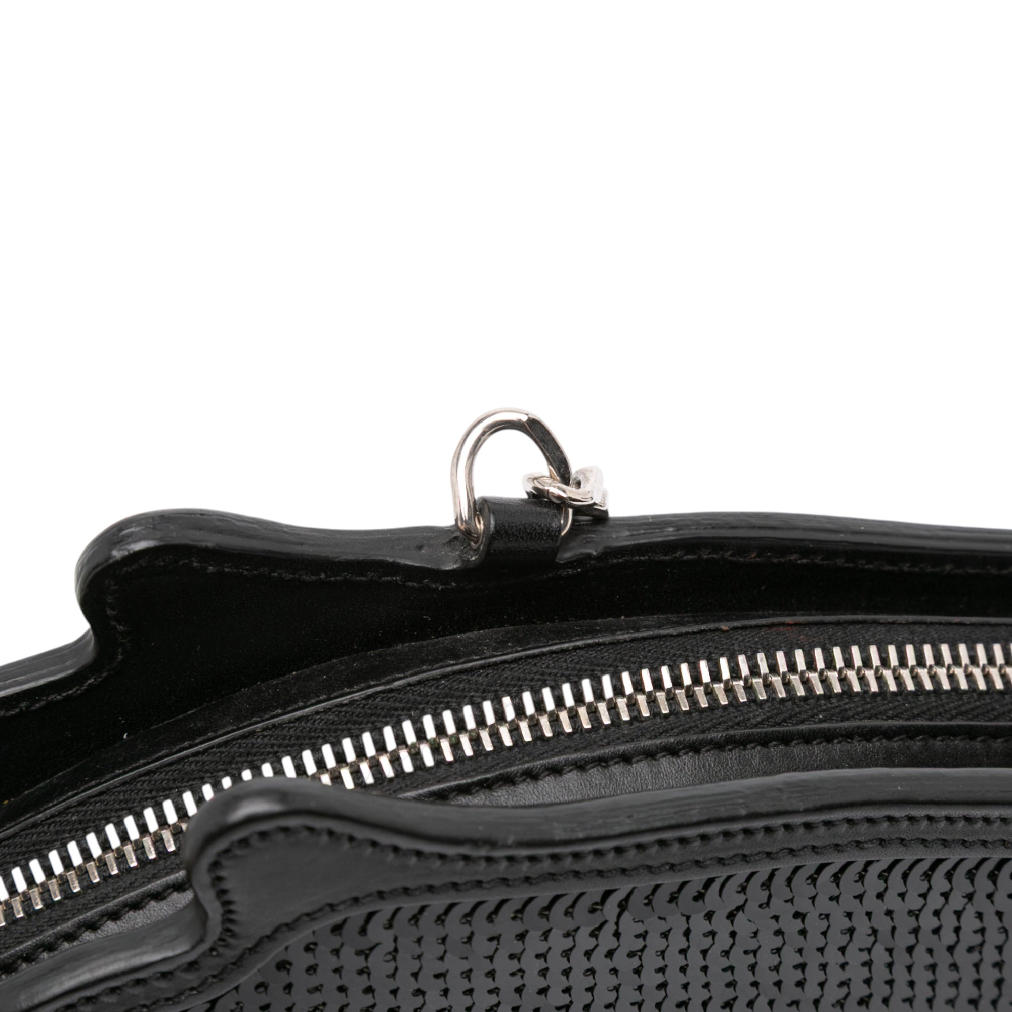 Sequined Bo Gun Chain Crossbody