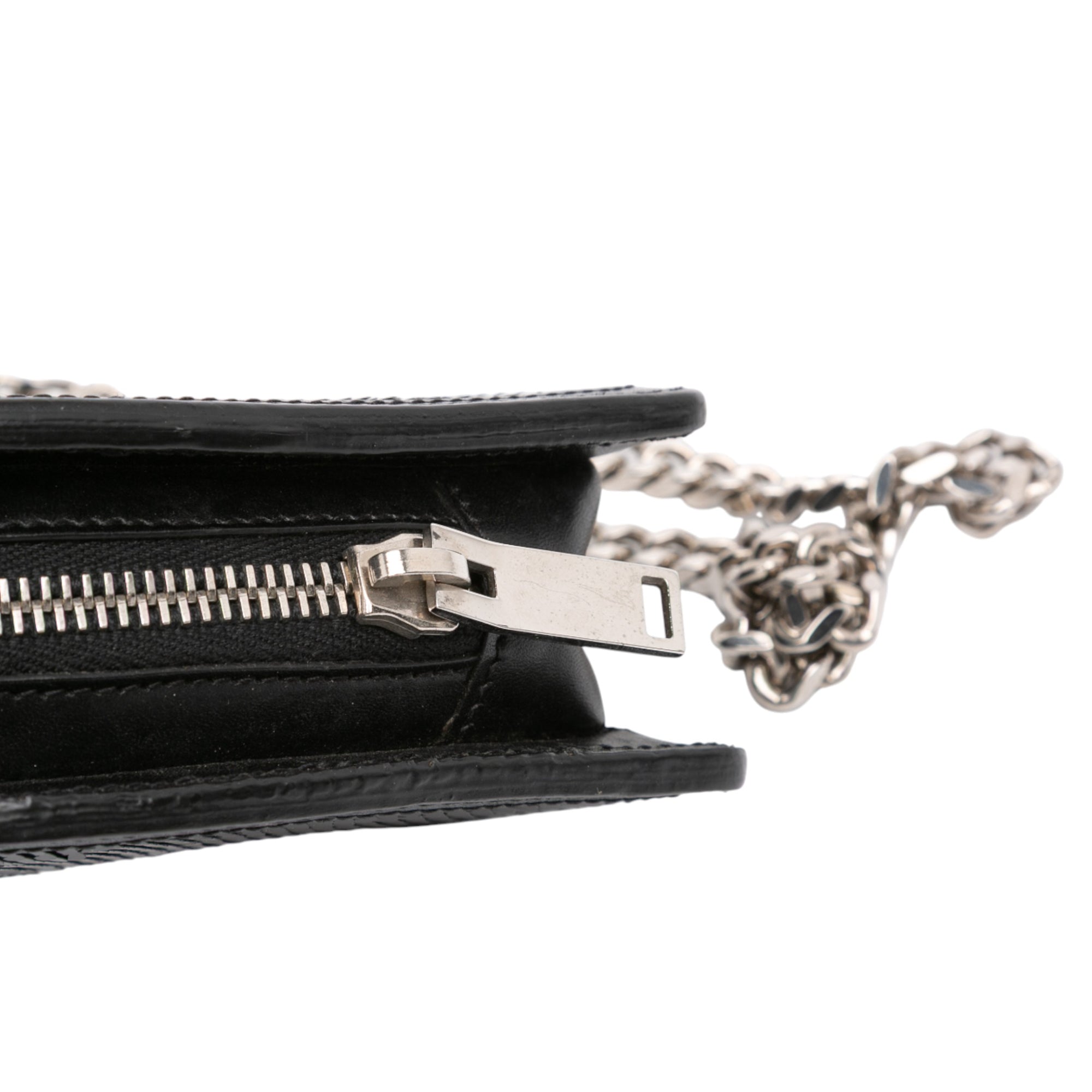 Sequined Bo Gun Chain Crossbody