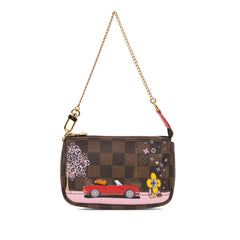 Damier Ebene Vivienne in Paris Mini Pochette Accessoires