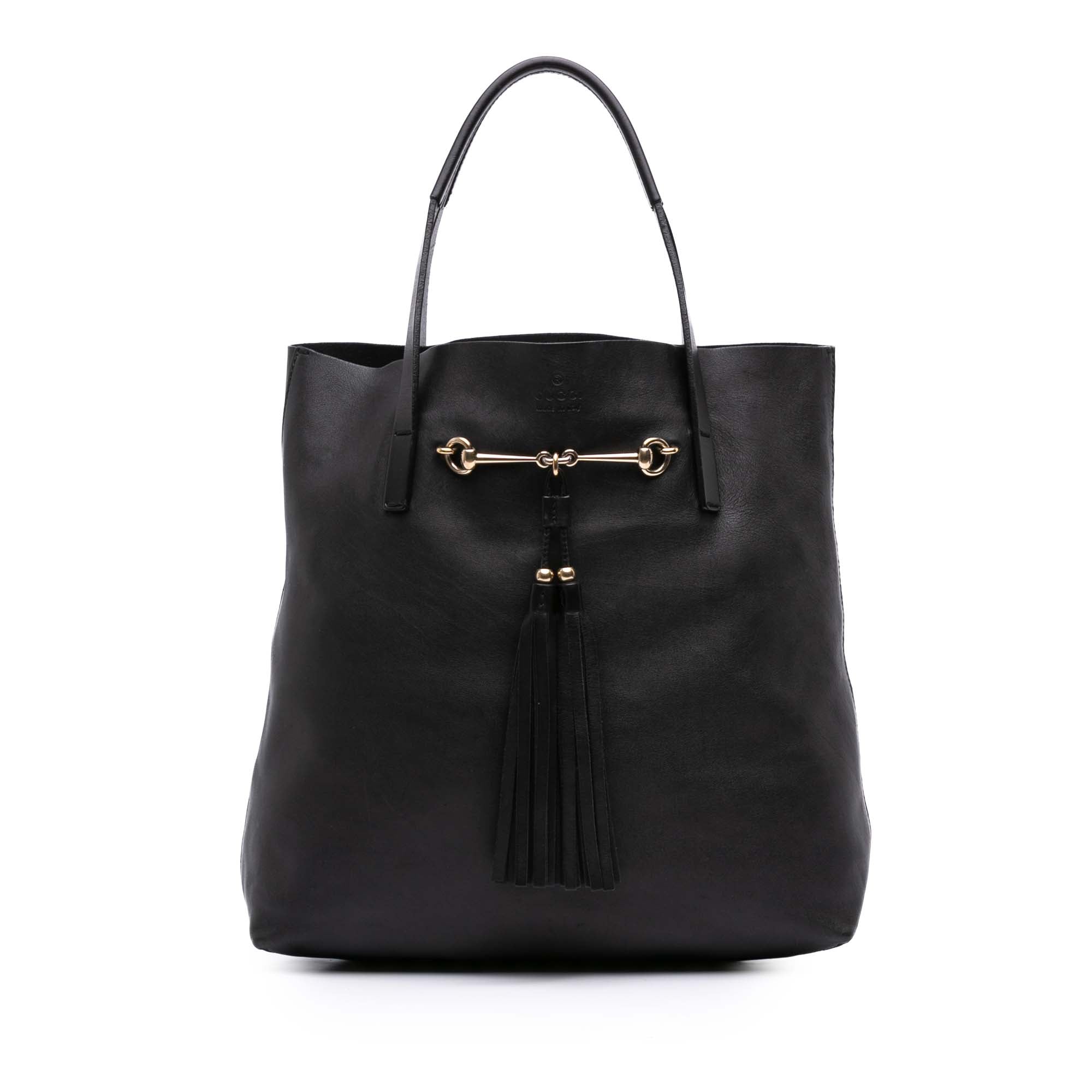 Leather Horsebit Park Avenue Tote