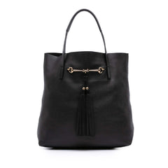 Leather Horsebit Park Avenue Tote