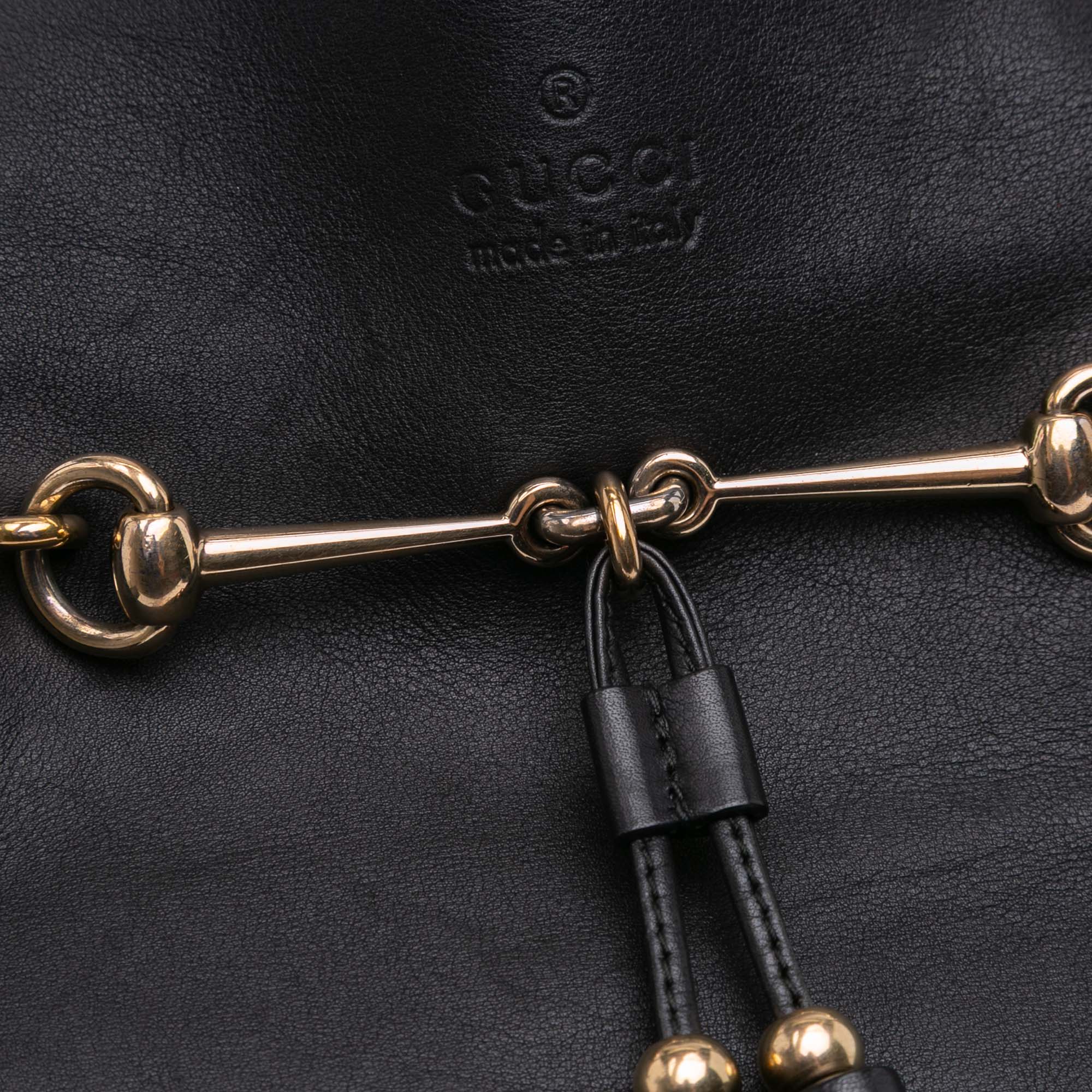 Leather Horsebit Park Avenue Tote