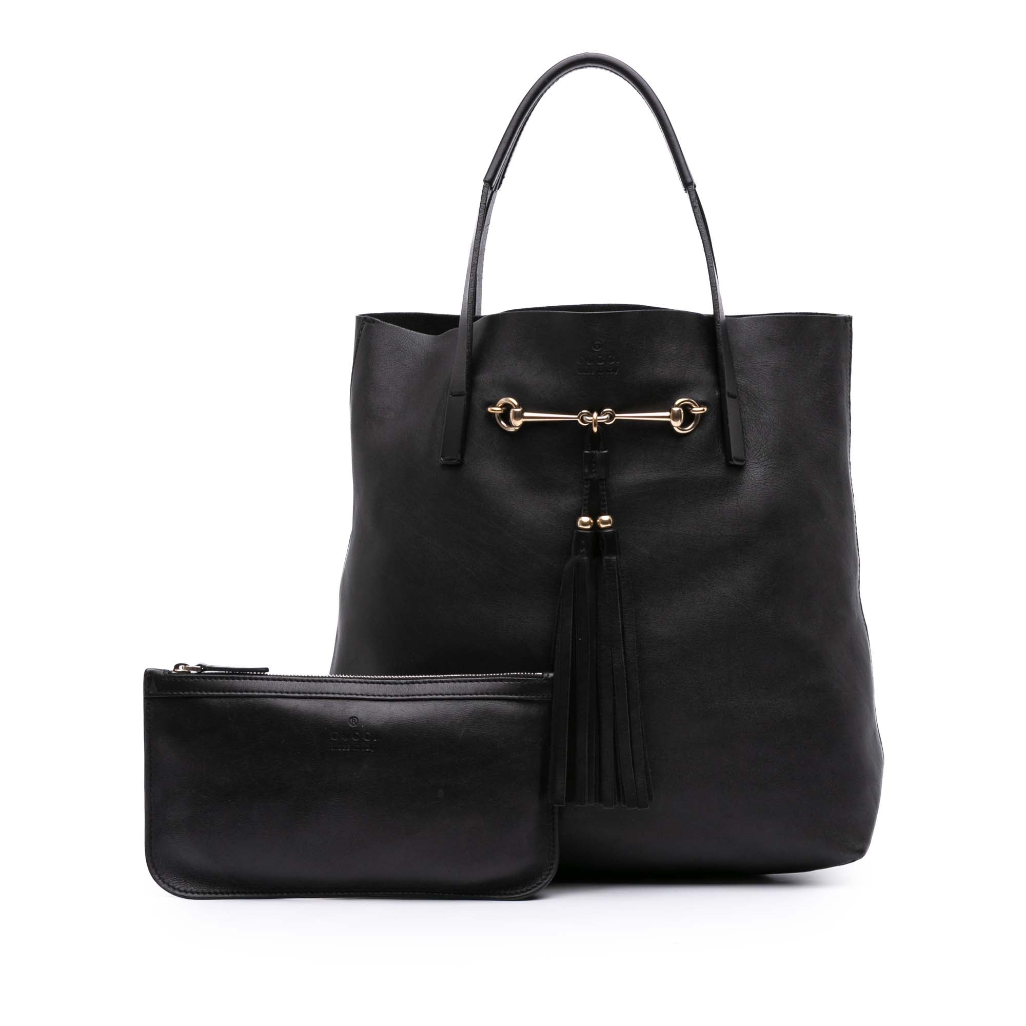 Leather Horsebit Park Avenue Tote
