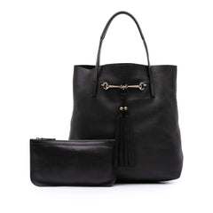 Leather Horsebit Park Avenue Tote