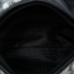 Tweed Camellia Chain Flap Shoulder Bag